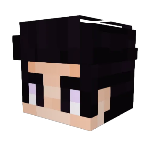 Minosdev Minecraft avatar head, 3D render