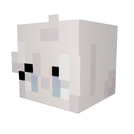Minoto_78 Minecraft avatar head, 3D render