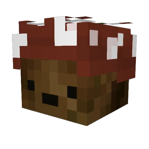 Minsewa Minecraft avatar head, 3D render