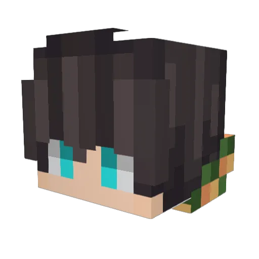 Minstrater05 Minecraft avatar head, 3D render