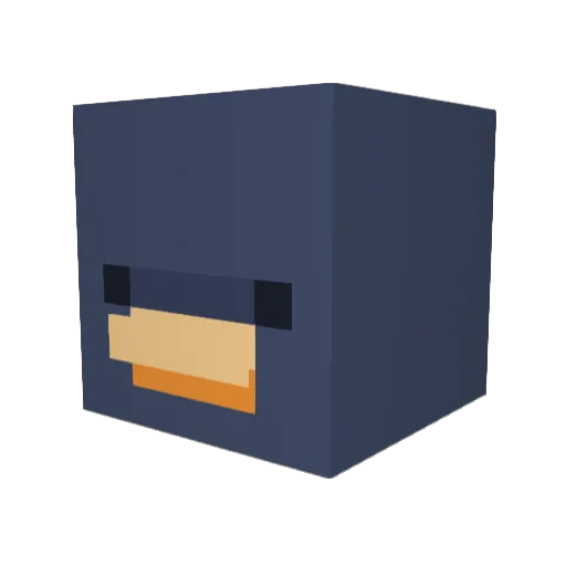 Mint147 Minecraft avatar head, 3D render