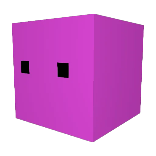 Mint7563 Minecraft avatar head, 3D render