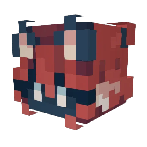 MintBeast69 Minecraft avatar head, 3D render