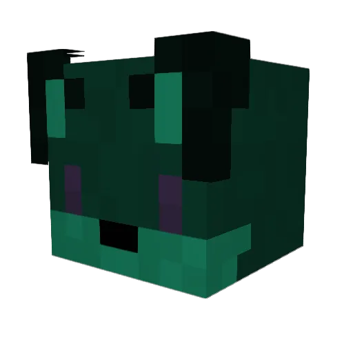MintCorn3184020 Minecraft avatar head, 3D render