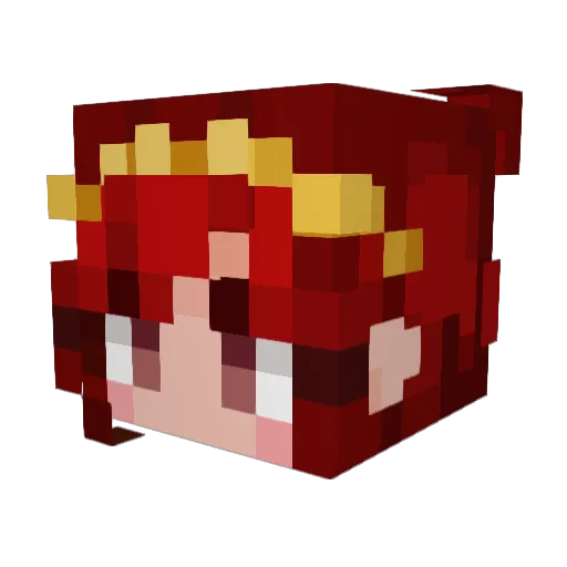 MintFroggi Minecraft avatar head, 3D render