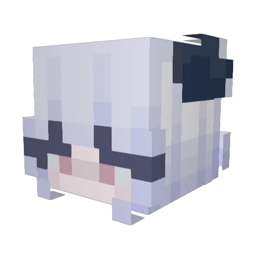 MintLambChops Minecraft avatar head, 3D render