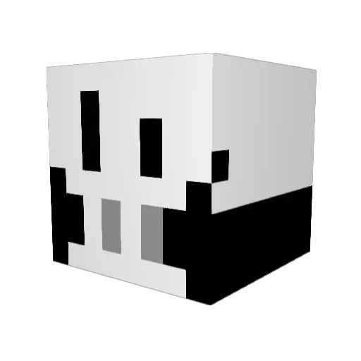 MintMyst Minecraft avatar head, 3D render