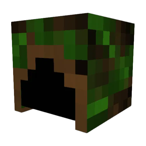 MintProphet Minecraft avatar head, 3D render
