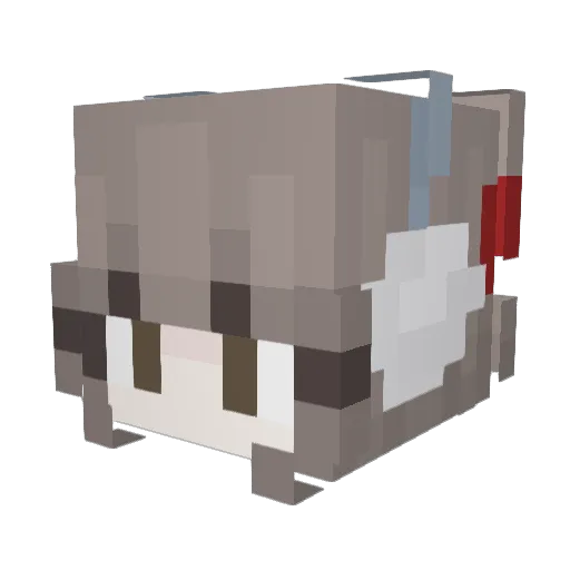 MintToothGamer Minecraft avatar head, 3D render
