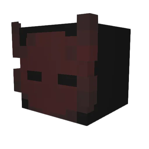 Mintrixx Minecraft avatar head, 3D render