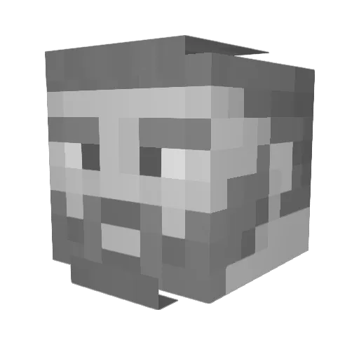 MintyFN Minecraft avatar head, 3D render
