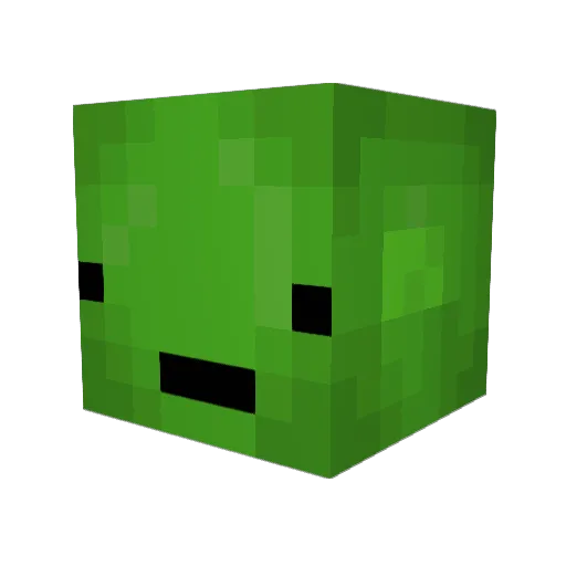MintyFox_02 Minecraft avatar head, 3D render