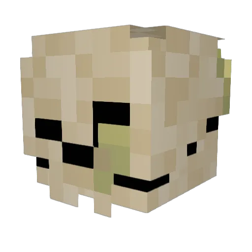 MintyMenace Minecraft avatar head, 3D render