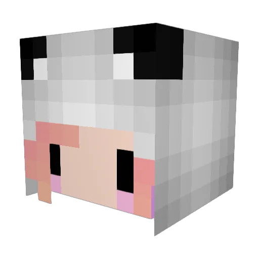 MintyMoose12 Minecraft avatar head, 3D render