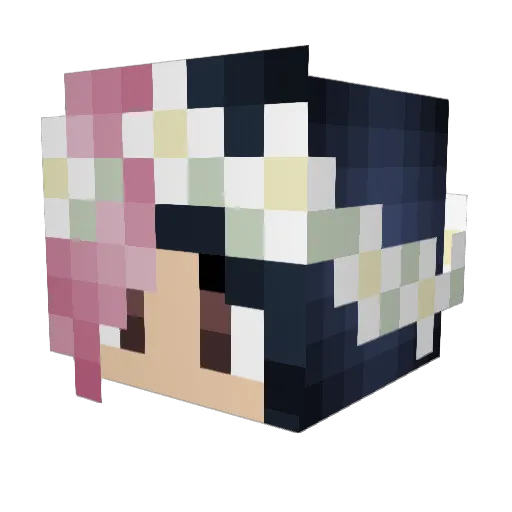 MintyPalm61 Minecraft avatar head, 3D render