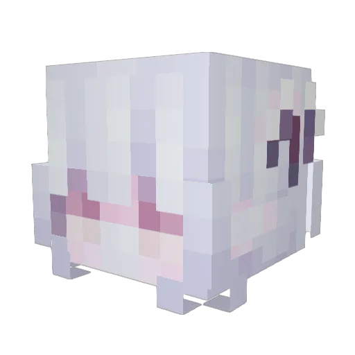 Minty_Llama Minecraft avatar head, 3D render