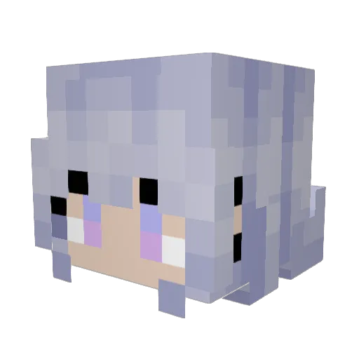 Mintyexd Minecraft avatar head, 3D render