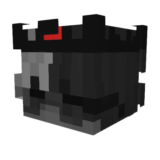 Mintyy7331_ Minecraft avatar head, 3D render