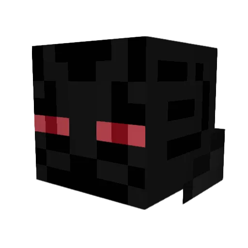 Minus55545 Minecraft avatar head, 3D render