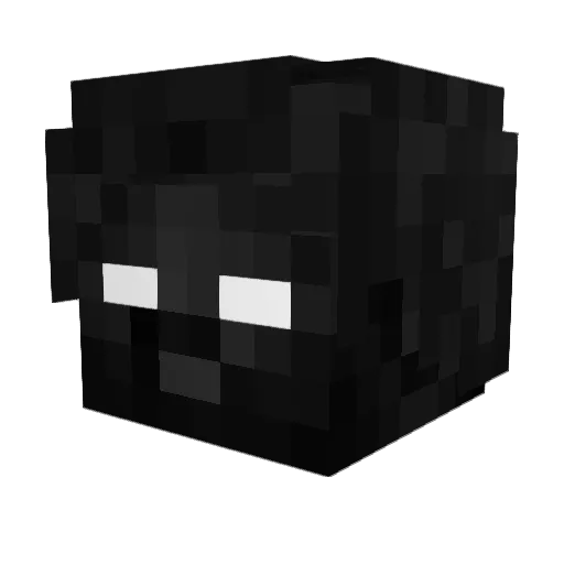 Minute_Tech Minecraft avatar head, 3D render