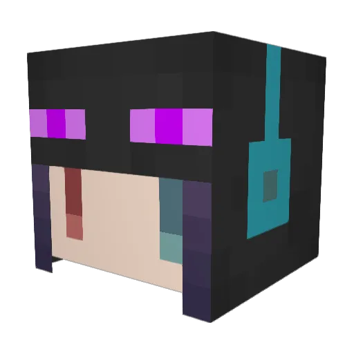 Mion_1981 Minecraft avatar head, 3D render