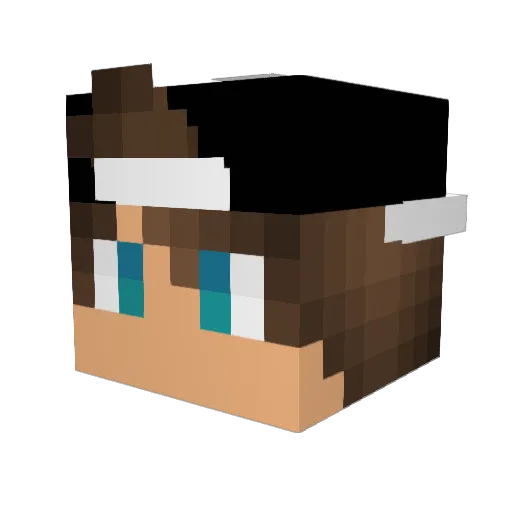 Miotrie_LP Minecraft avatar head, 3D render