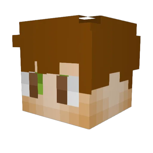 MirPancho Minecraft avatar head, 3D render