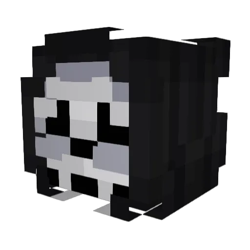 Mira0212 Minecraft avatar head, 3D render