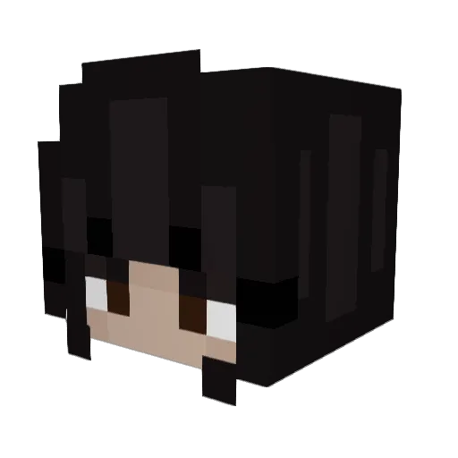 Miraaa_ Minecraft avatar head, 3D render