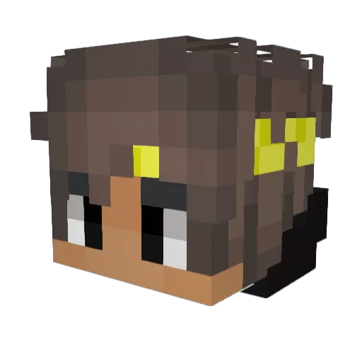MirabelleTheFly Minecraft avatar head, 3D render
