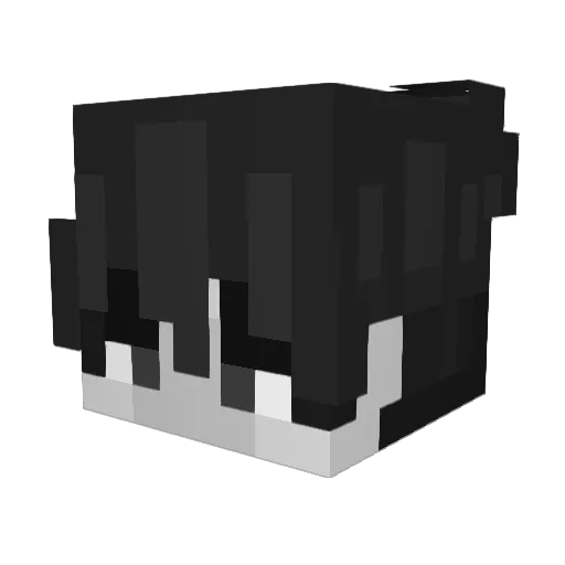 Mirada Minecraft avatar head, 3D render