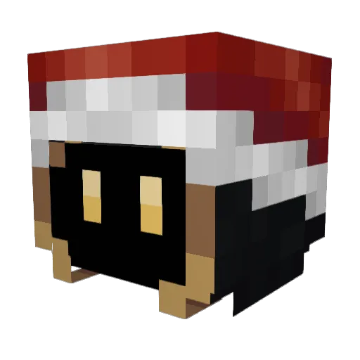 Mirage_Panda Minecraft avatar head, 3D render