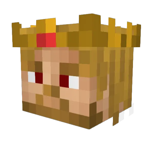 MiraiTheMojo Minecraft avatar head, 3D render