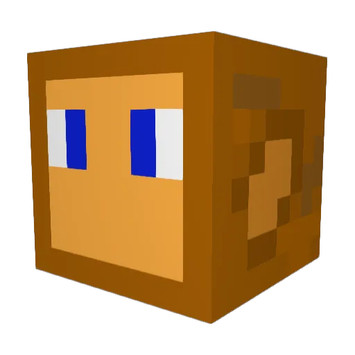 Mirak08 Minecraft avatar head, 3D render