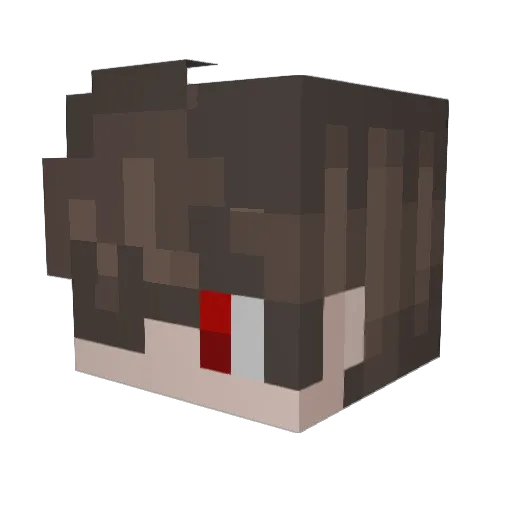 Miraki36943 Minecraft avatar head, 3D render