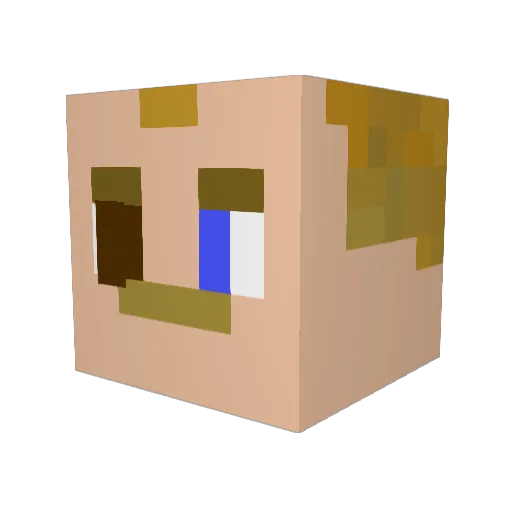Miras_kot Minecraft avatar head, 3D render