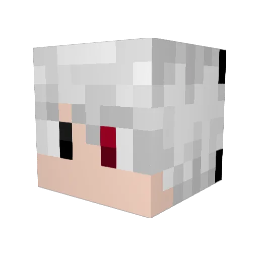 MirayGOOD Minecraft avatar head, 3D render