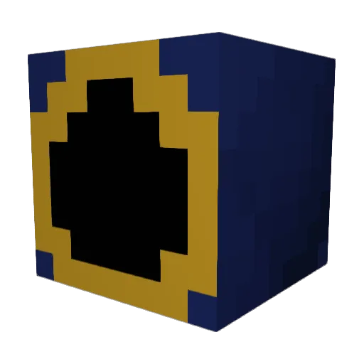 Mirayge Minecraft avatar head, 3D render