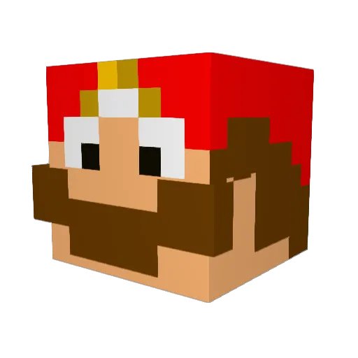 Mircen91 Minecraft avatar head, 3D render