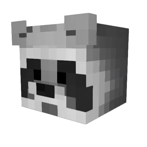 Mirco44 Minecraft avatar head, 3D render