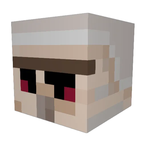 MircoIstCool Minecraft avatar head, 3D render