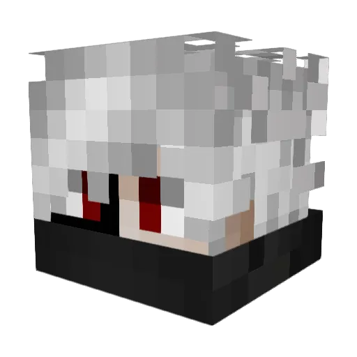 MireaViteza Minecraft avatar head, 3D render