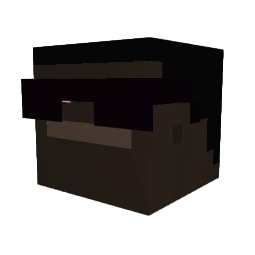 MirekDrwal Minecraft avatar head, 3D render