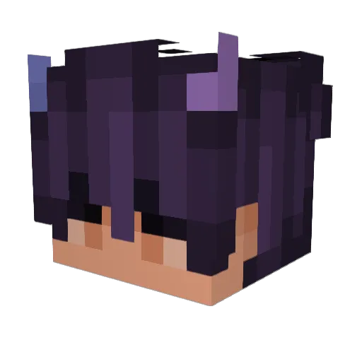 MirekVMX Minecraft avatar head, 3D render