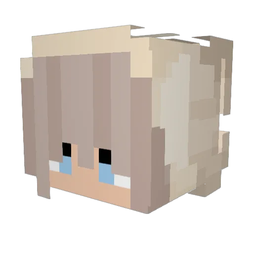 Mirhanis Minecraft avatar head, 3D render