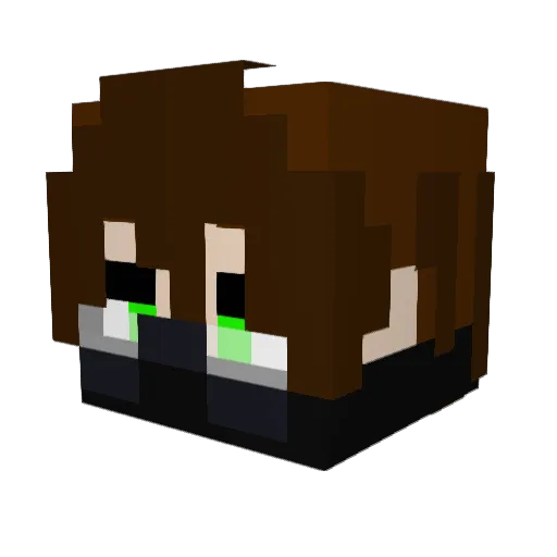 MiriaWasTaken Minecraft avatar head, 3D render