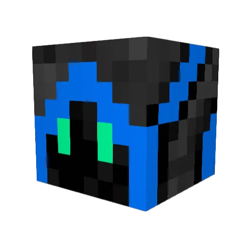 Miriagoth Minecraft avatar head, 3D render
