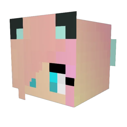 MiriamPayne Minecraft avatar head, 3D render
