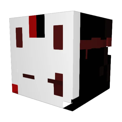 MiriamUUU Minecraft avatar head, 3D render
