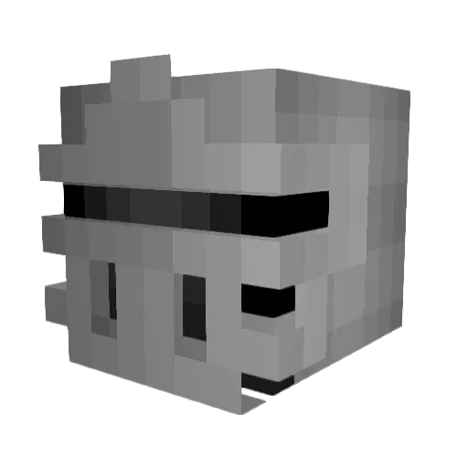 Mirian112 Minecraft avatar head, 3D render